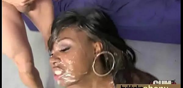  Black Hottie gets several white cocks to fuck her 27